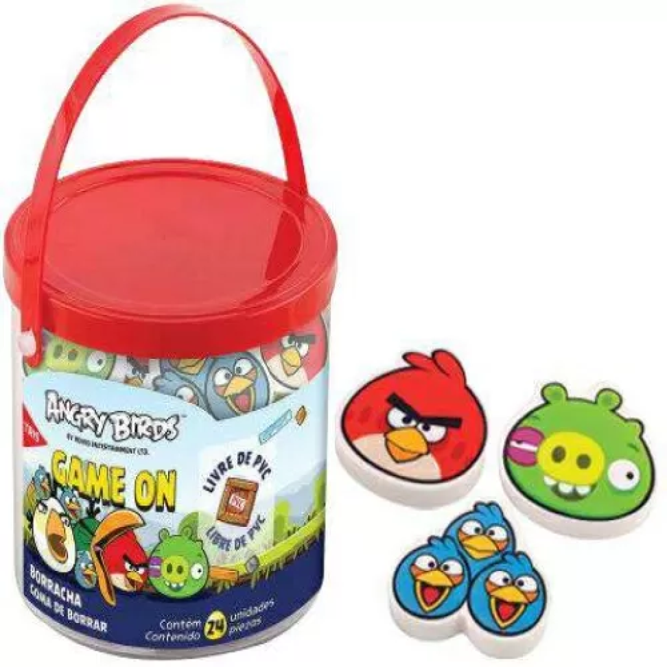 Borracha Angry Birds com 01 unidade Tris
