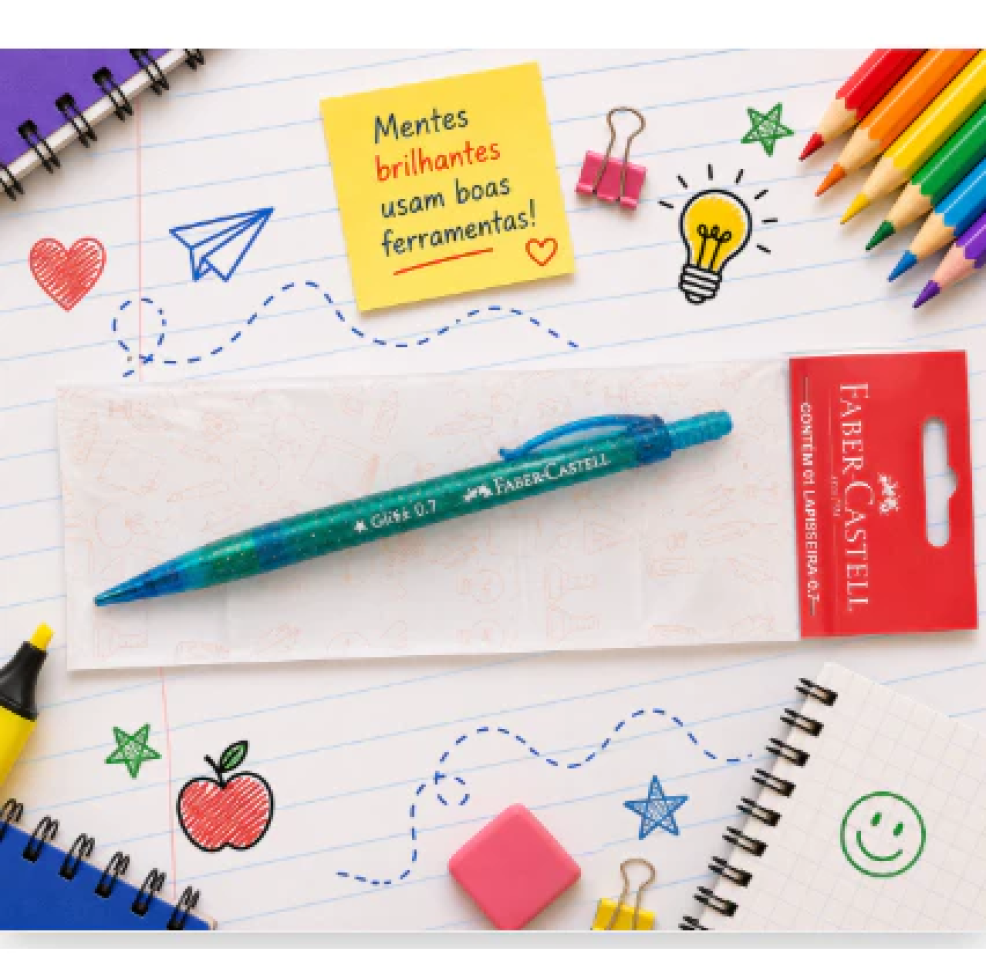 Lapiseira Faber Castell 0.7 Poly Original - Antiga ( Colecionador )