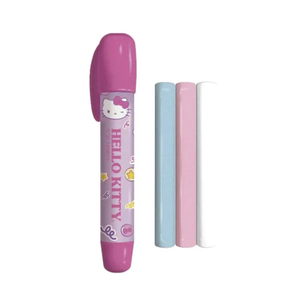 Caneta borracha retrátil Hello Kitty e Sonic 04 peças Leo e Leo - #3