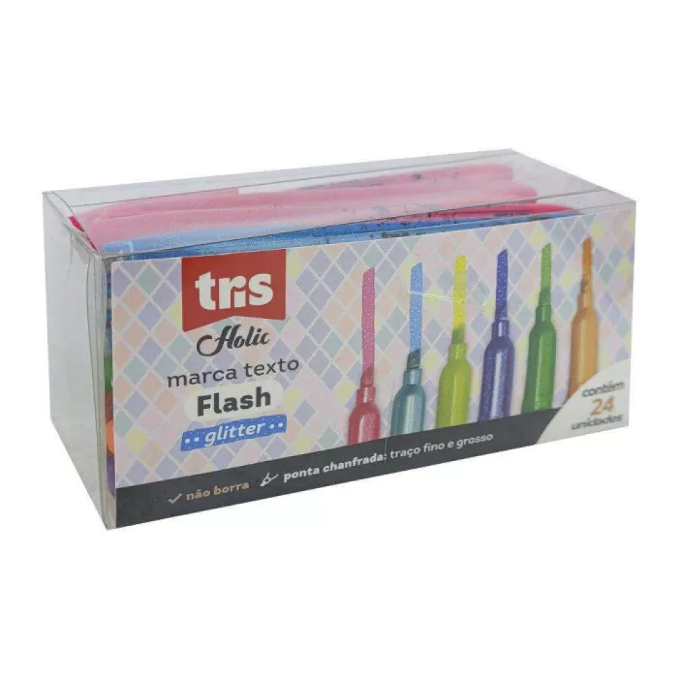 Caneta Marca Texto Holic Flash Glitter – Cores Sortidas | TRIS - #3