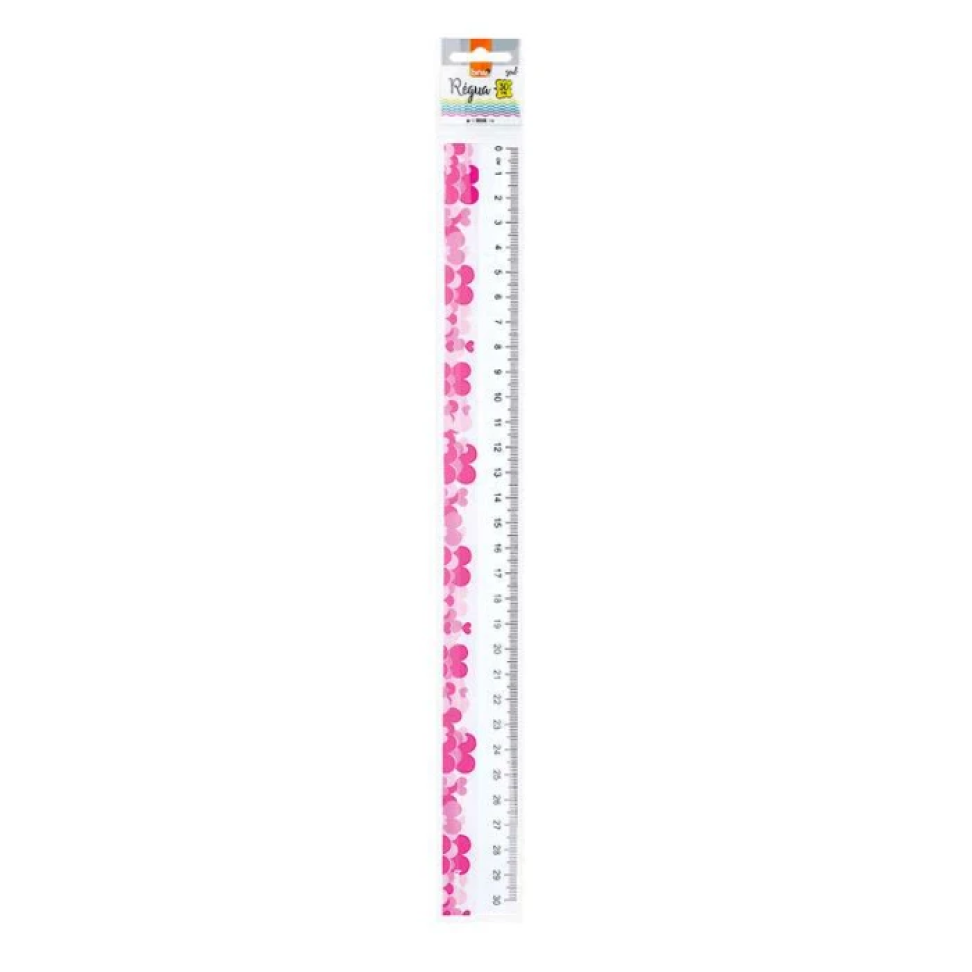 Régua plástica 30cm decorada sortidas BRW - #5