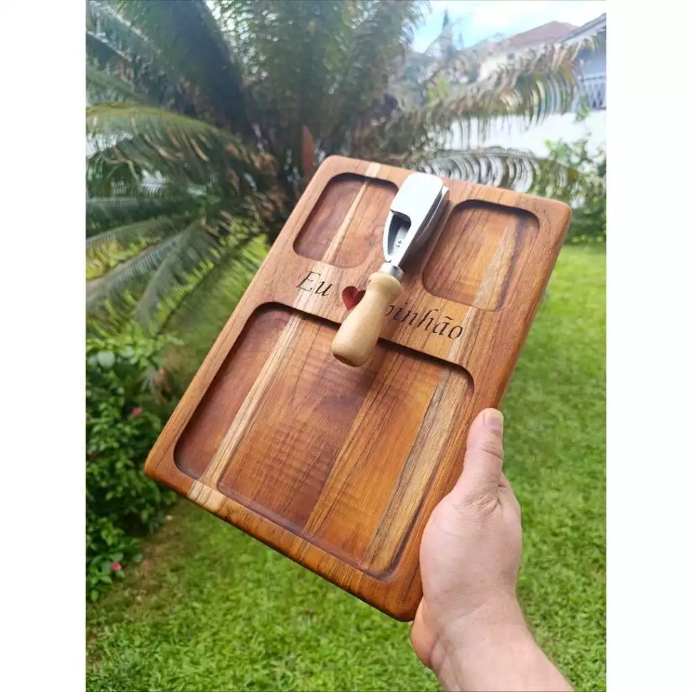 Descascador de Pinhão com Tábua Prático Durável e Ideal para Uso Doméstico - #8