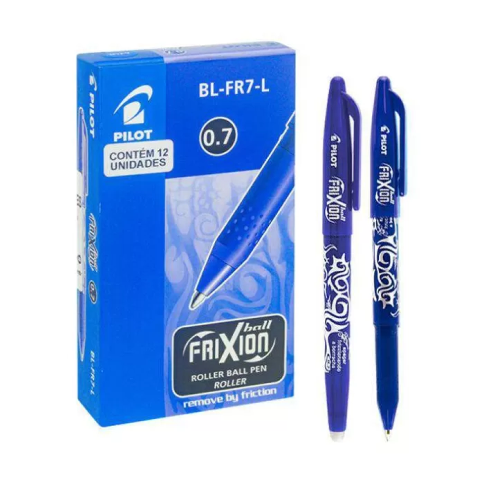 Caneta esferográfica frixion ball 0,7 apagável azul // preto Pilot Und - #3