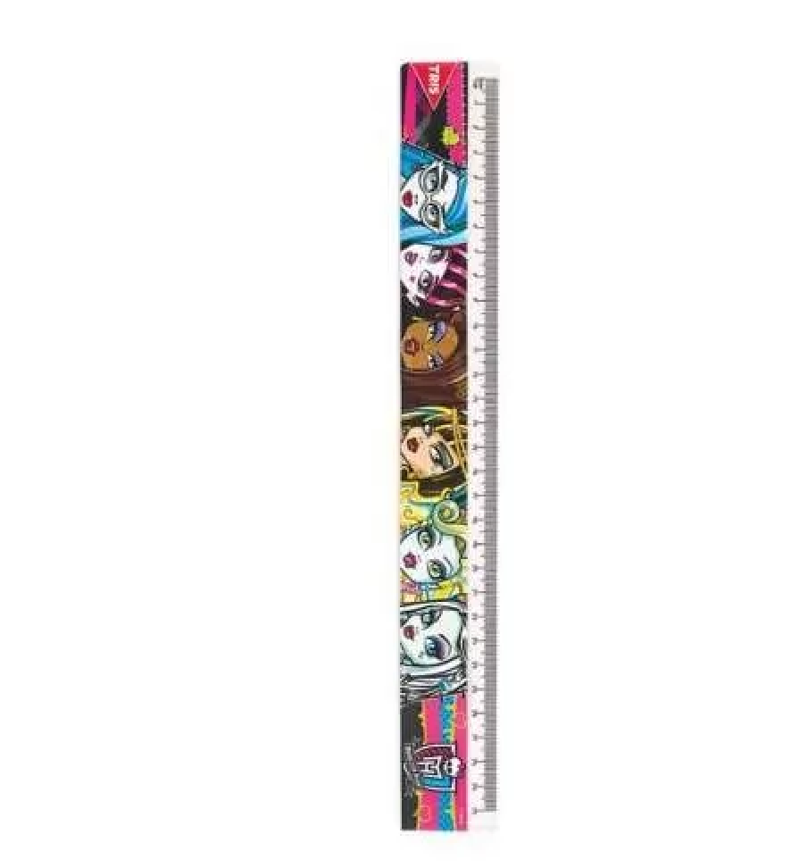 Régua plástica 30cm Monster high Tris