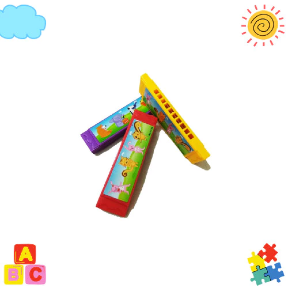 Kit 20 Gaita Infantil Iniciantes Brinquedo Sopro Educacional Prenda Desenho Boca Instrumento Musical - #6