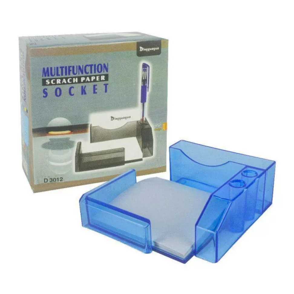 Porta Canetas, Cartão e Lembrete Acrílico 3x1 Sortido Cozy
