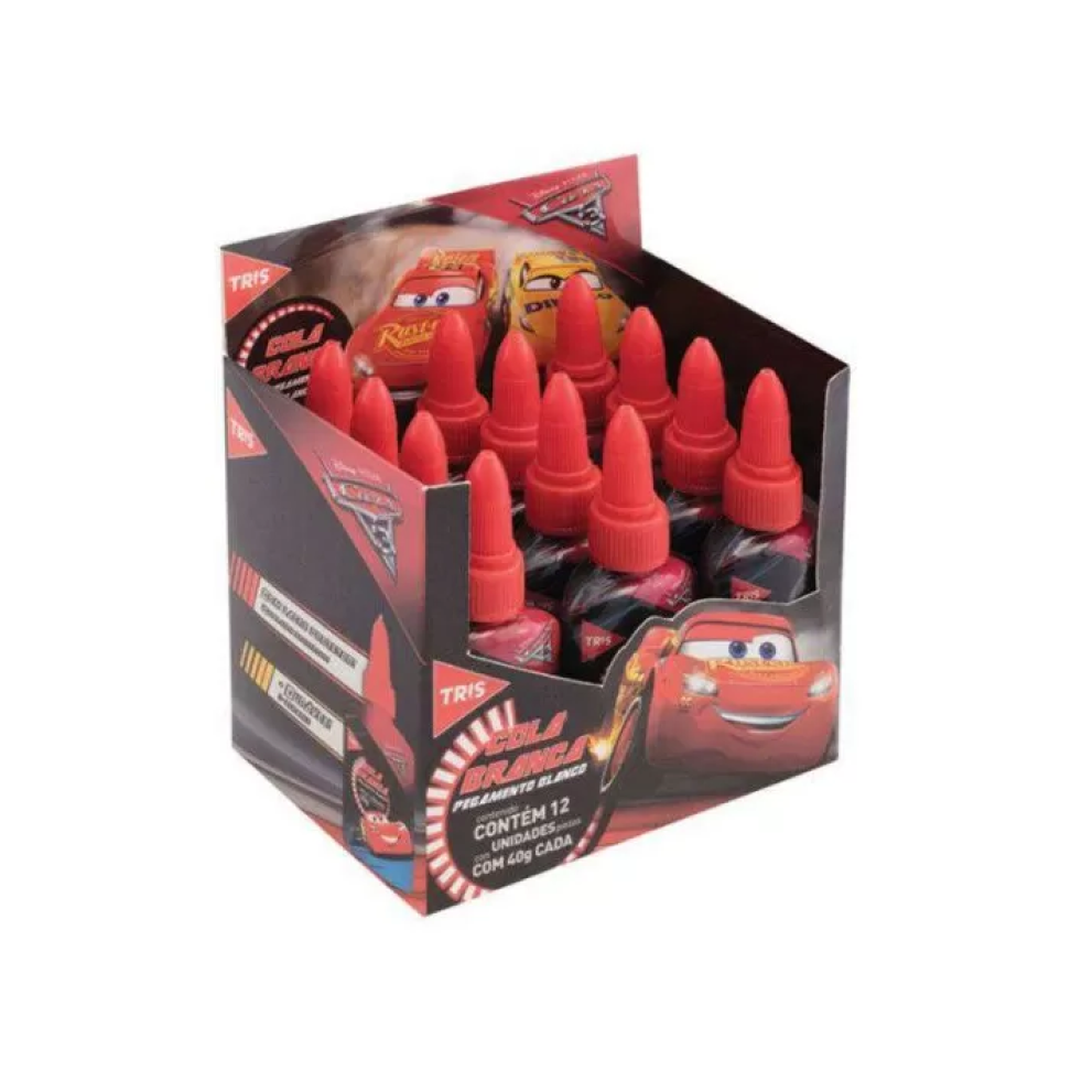 Cola Escolar 40g Carros – 1 Unidade | Tris