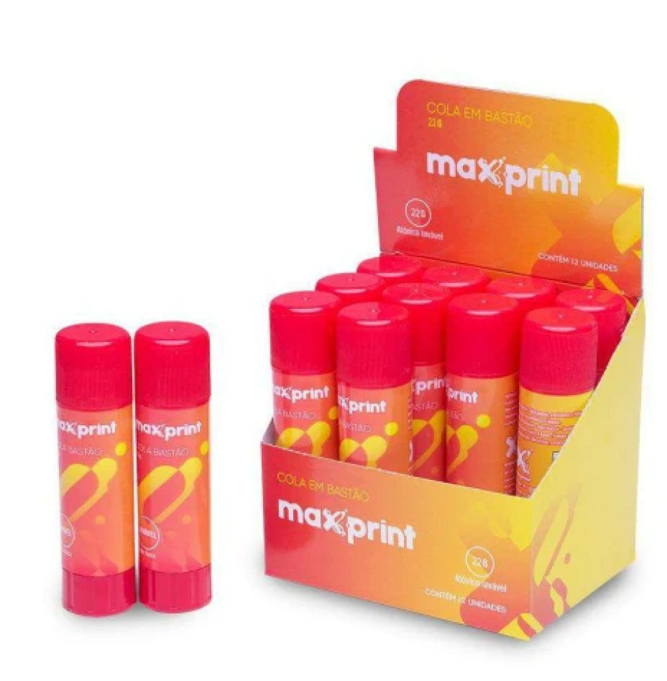 Cola em Bastão 22g – 1 Unidade | Maxprint