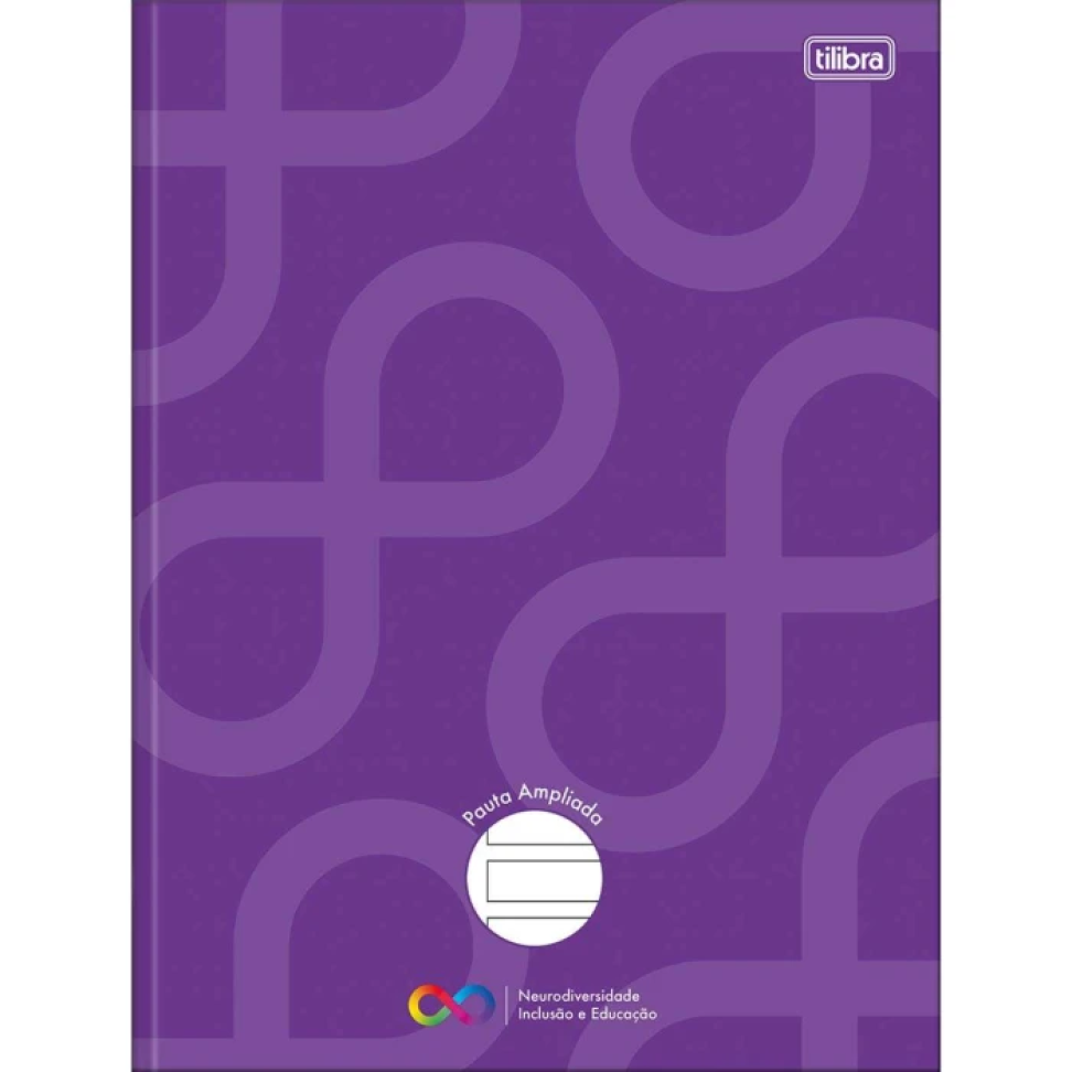 Caderno de caligrafia capa dura 40 folhas pauta ampliada para autismo Tilibra - #4