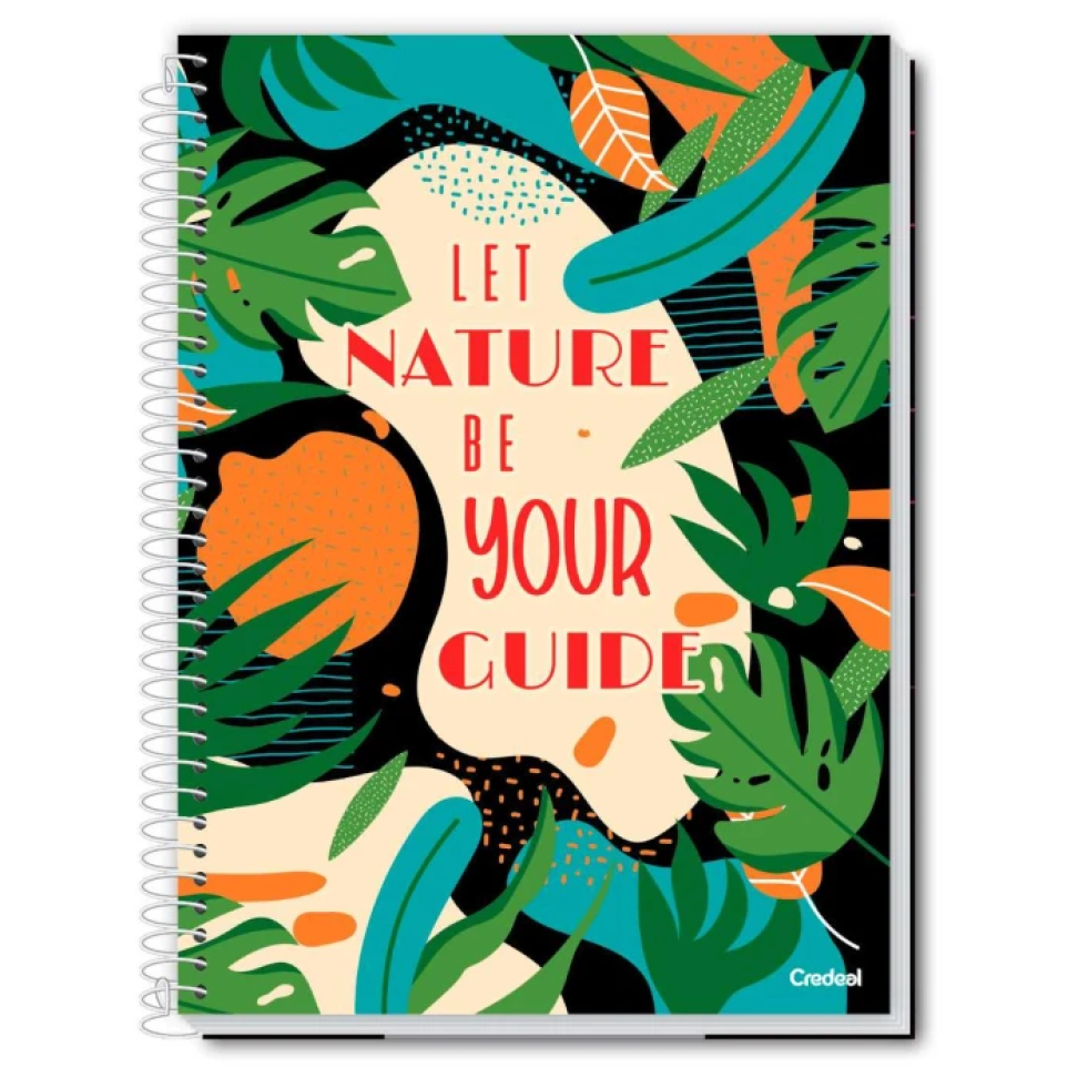 Caderno capa dura 01x01 80 folhas e 10x01 150 folhas feminino My collection Credeal - #4