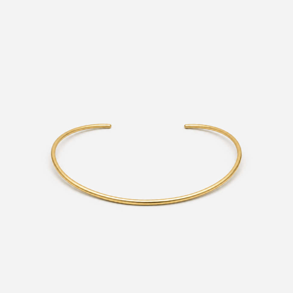 Choker Aro Lisa Dourado