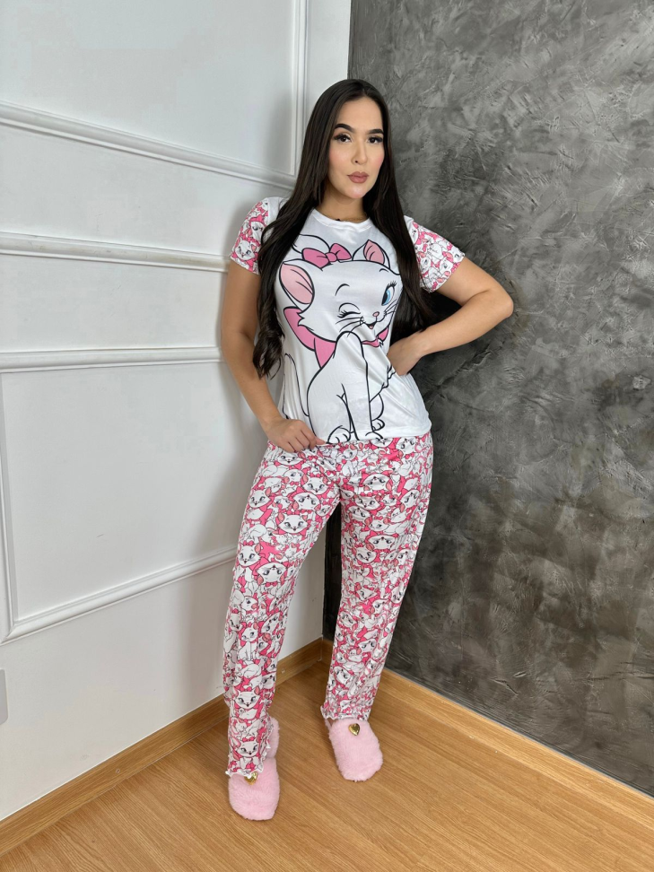 Pijama Calça e Manga Curta