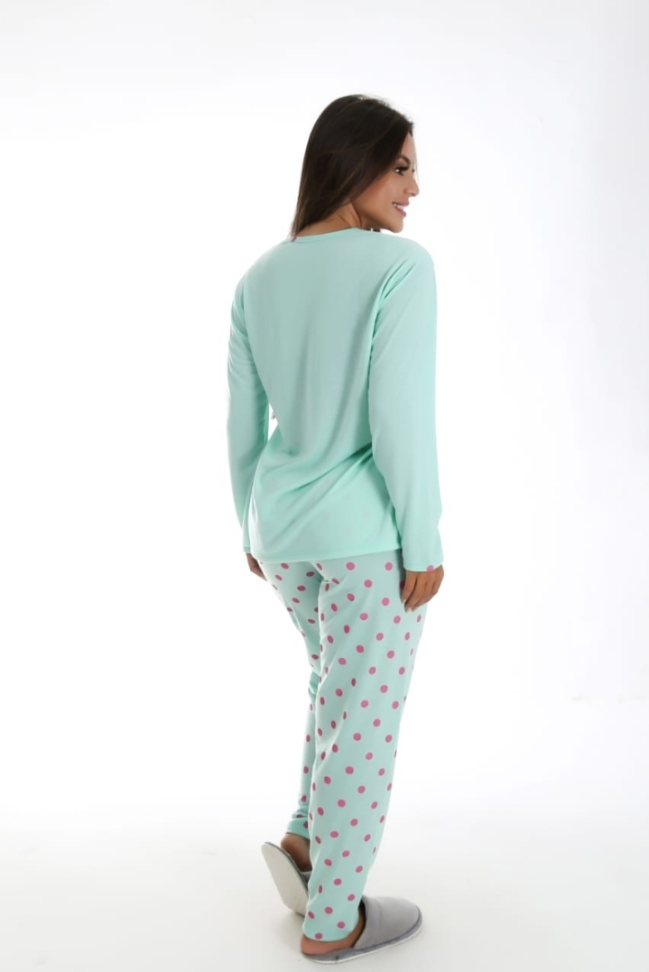 Pijama Calça e Manga Longa