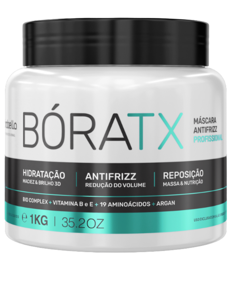 Borabella Boratx 19 amino Alinha - Hidrata - Repõe Massa 1kg