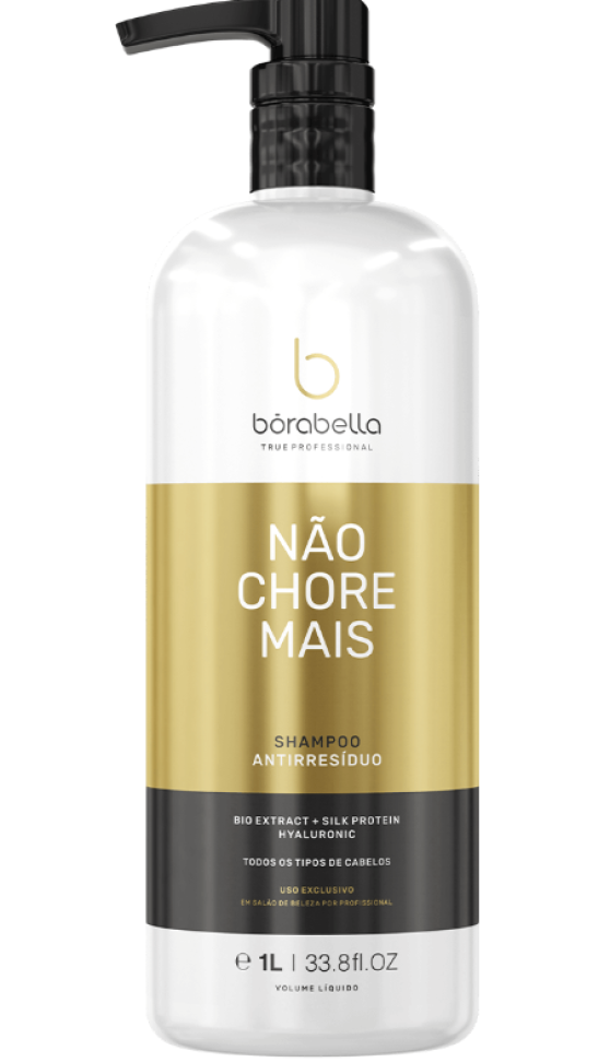 Shampoo Anti Resíduo Não Chore Mais Borabella 1L