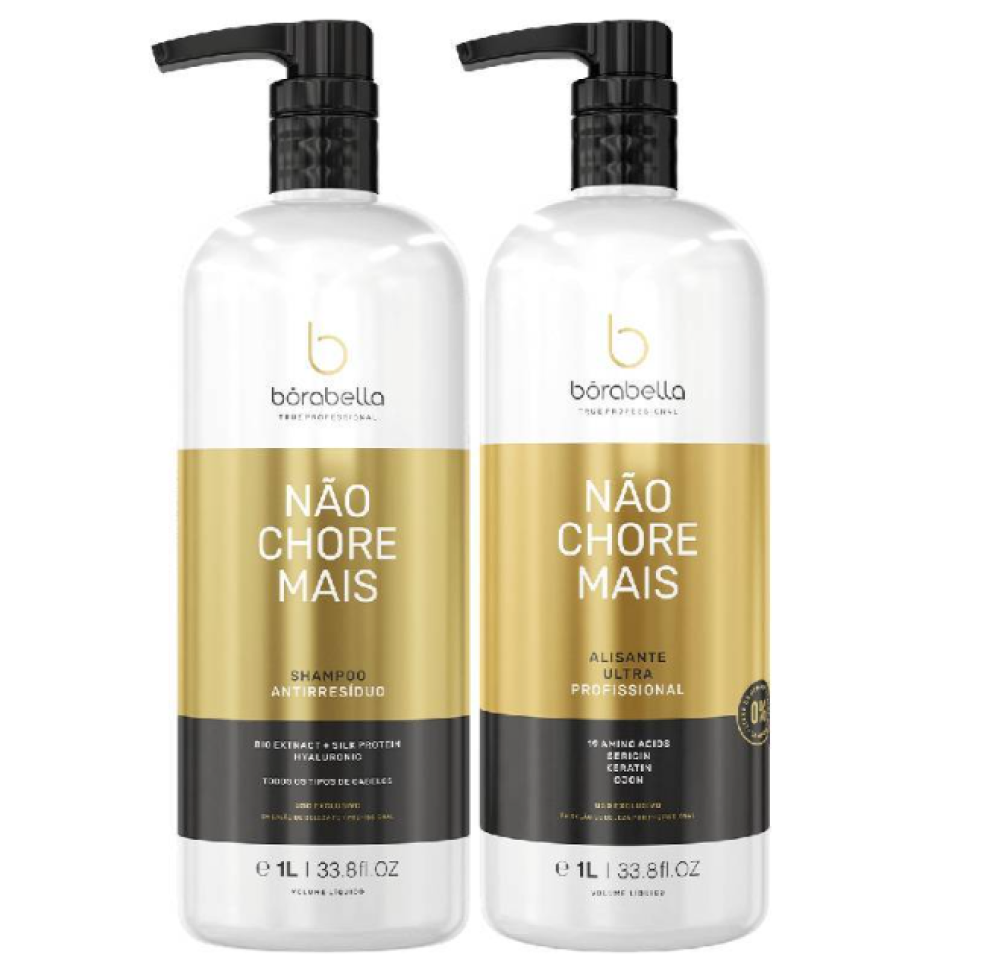 Kit Progressiva Alisante Não Chore Mais 1l