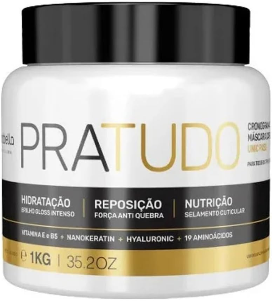 Máscara Pra Tudo 25 ativos Cronograma Capilar Único 1Kg