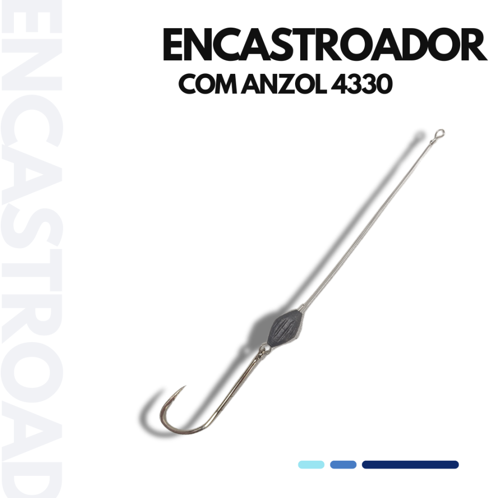 ENCASTROADO RIGIDO COM ANZOL 4330