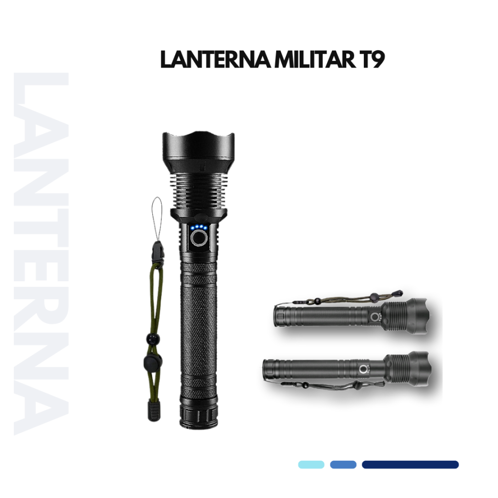 LANTERNA MILITAR T9
