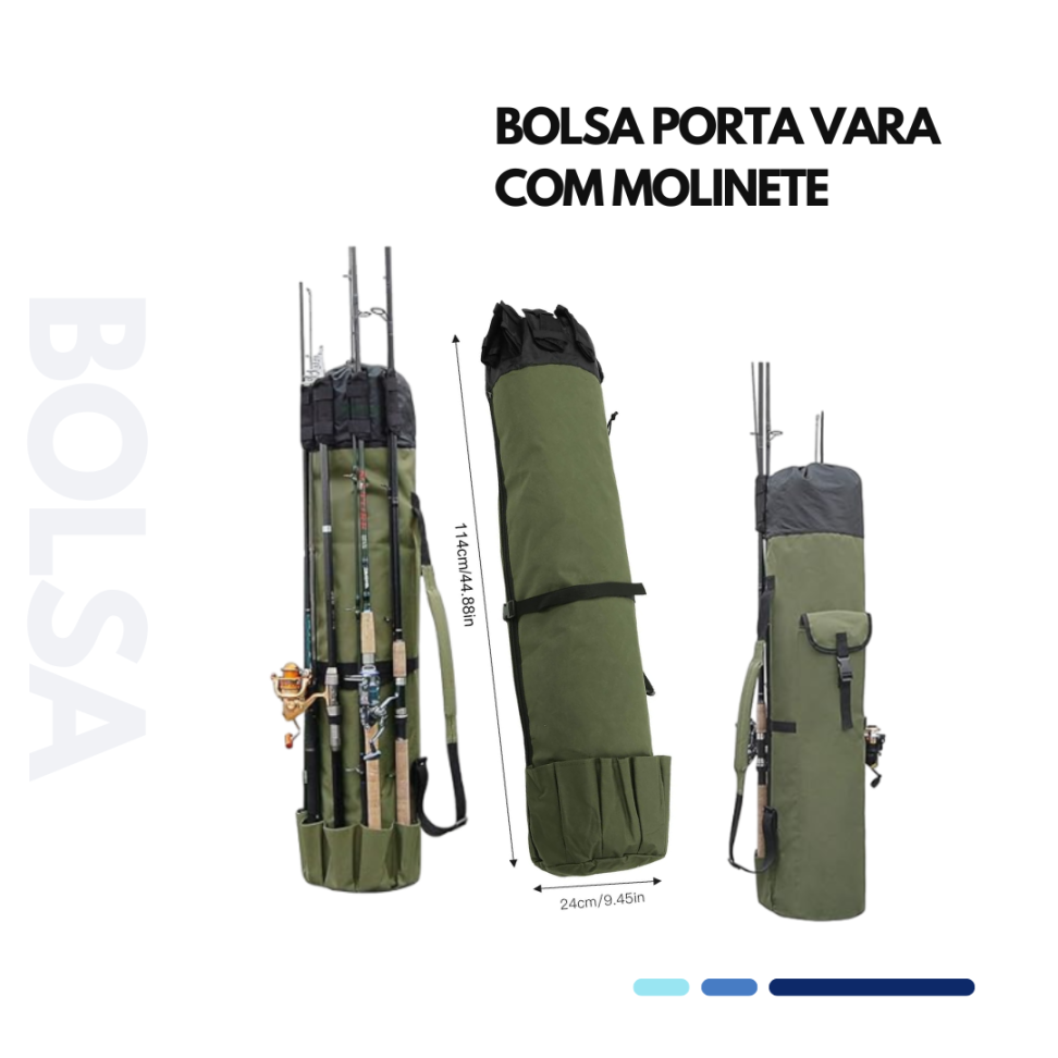 BOLSA PORTA VARA COM MOLINETE