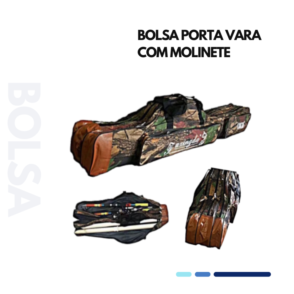 BOLSA PORTA VARA COM MOLINETE