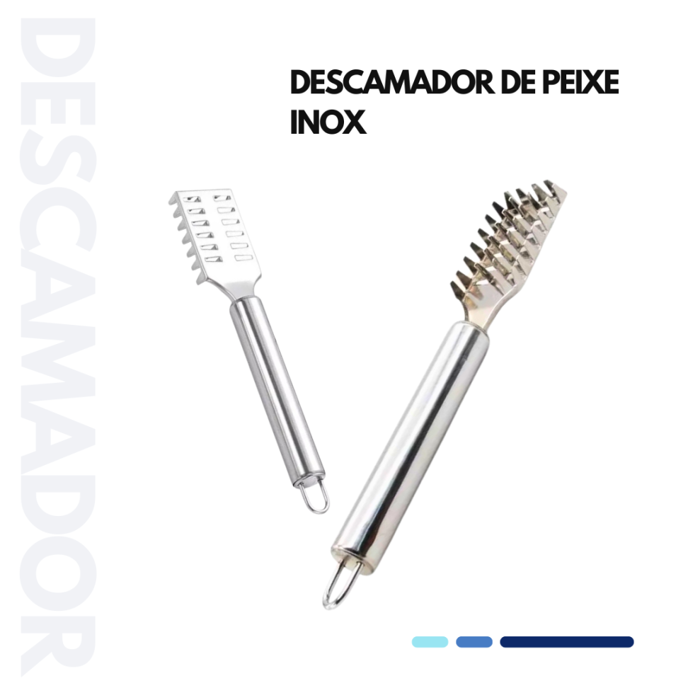 DESCAMADOR DE PEIXE INOX