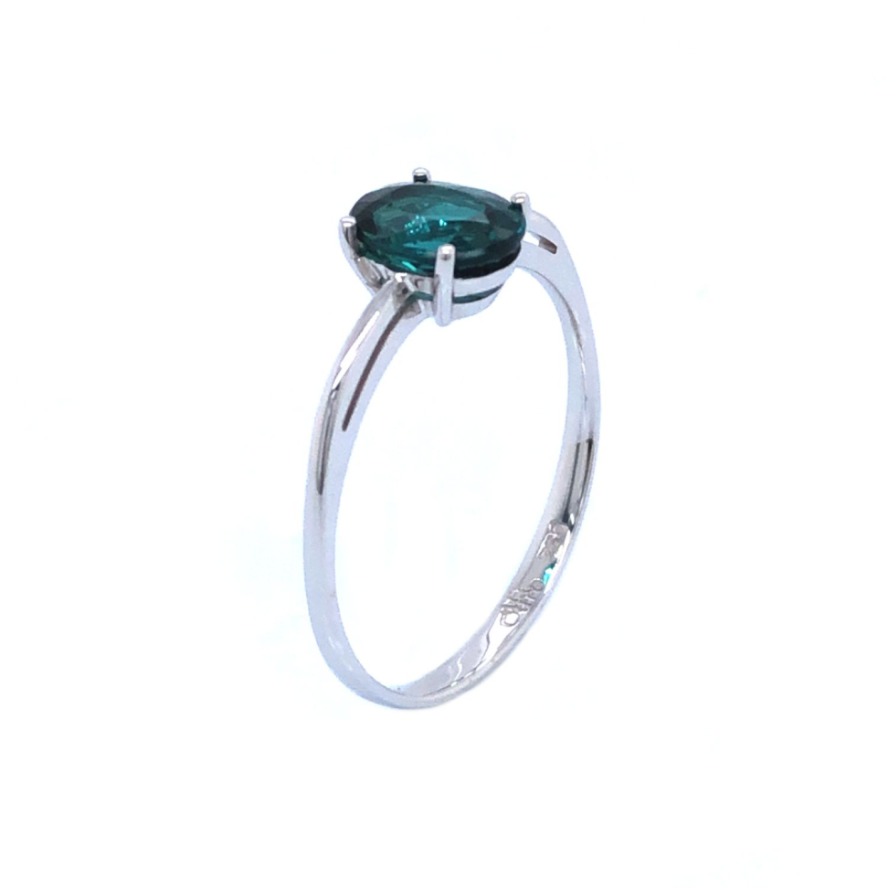 Anel de Turmalina em ouro 18k (PLTTV19W)