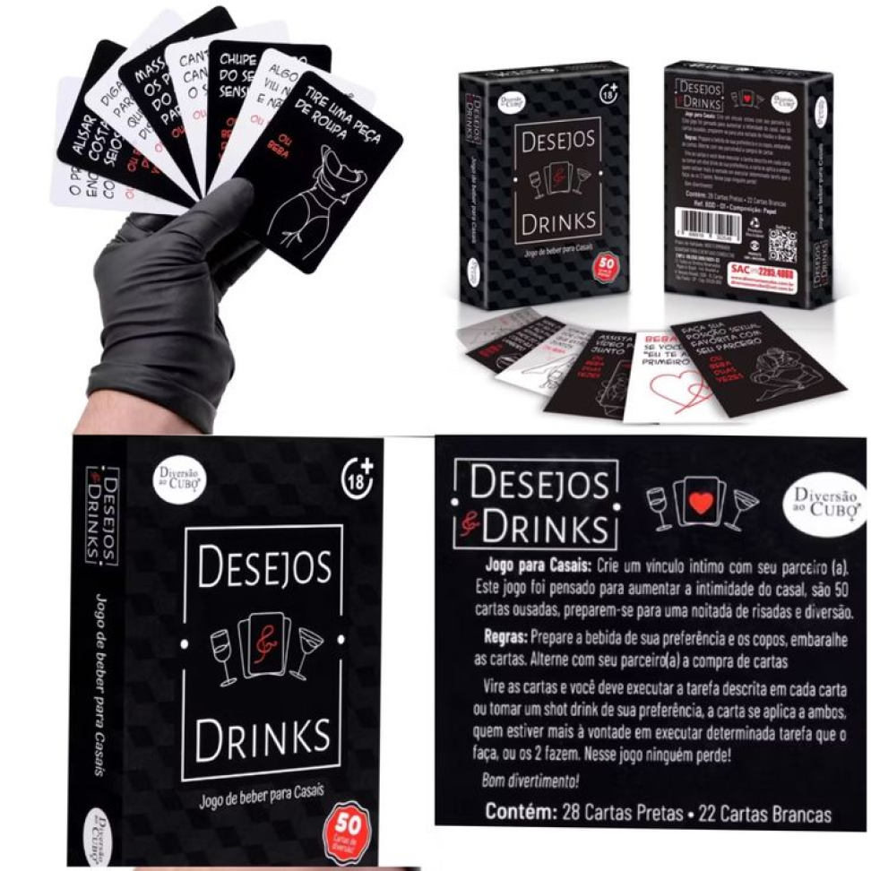 Jogo Desejos Drinks Diversão Ao Cubo - #4