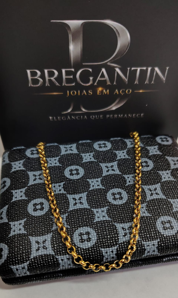 Pulseira ELO Bolinhas Dourada