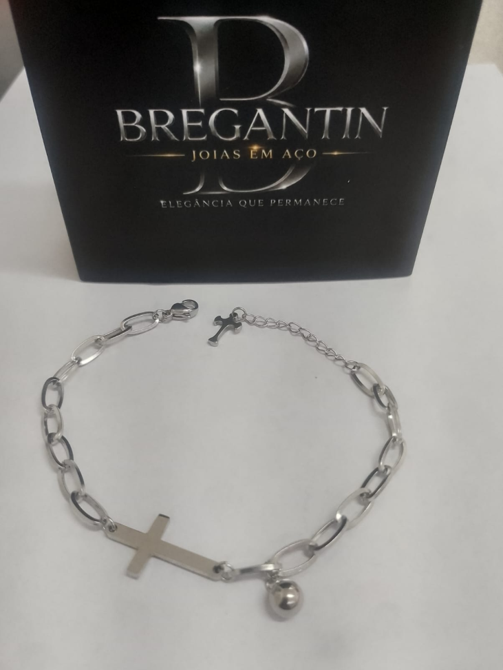 Pulseira ELO com Cruz