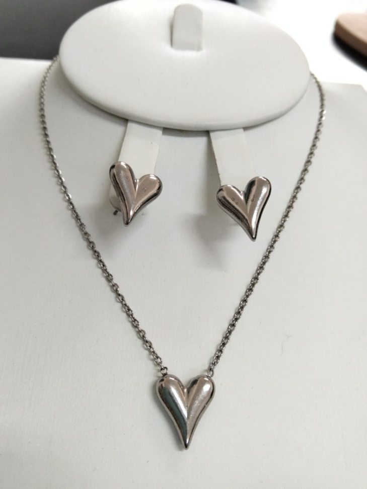 Conjunto Coração Abaulado