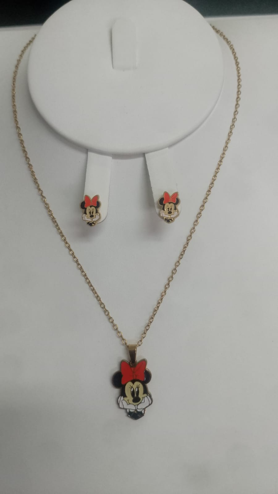 Conjunto Minie Dourado