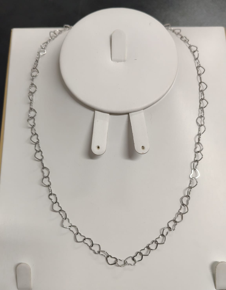 Colar ELO Corações 45+5CM