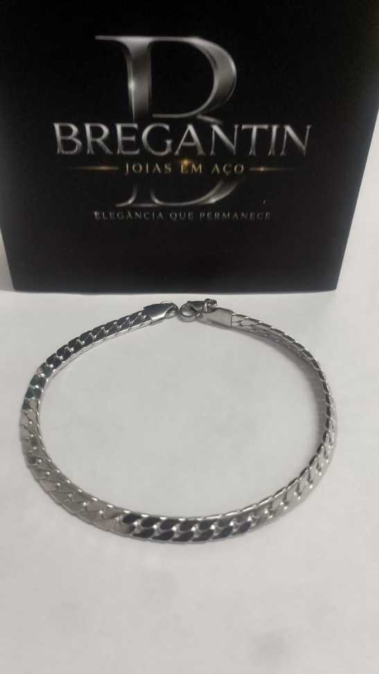 Pulseira Grumet Achatada