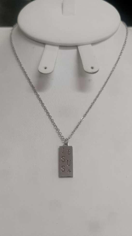Colar Placa Jesus
