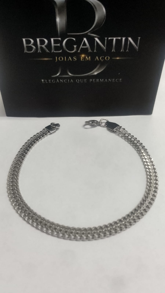 Pulseira Corrente Grumet Dupla