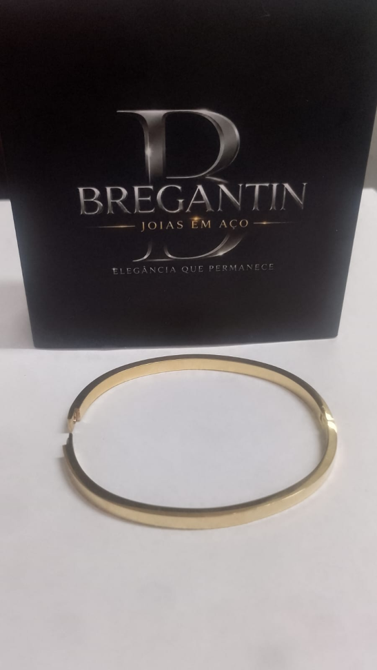 Bracelete Liso Quadrado