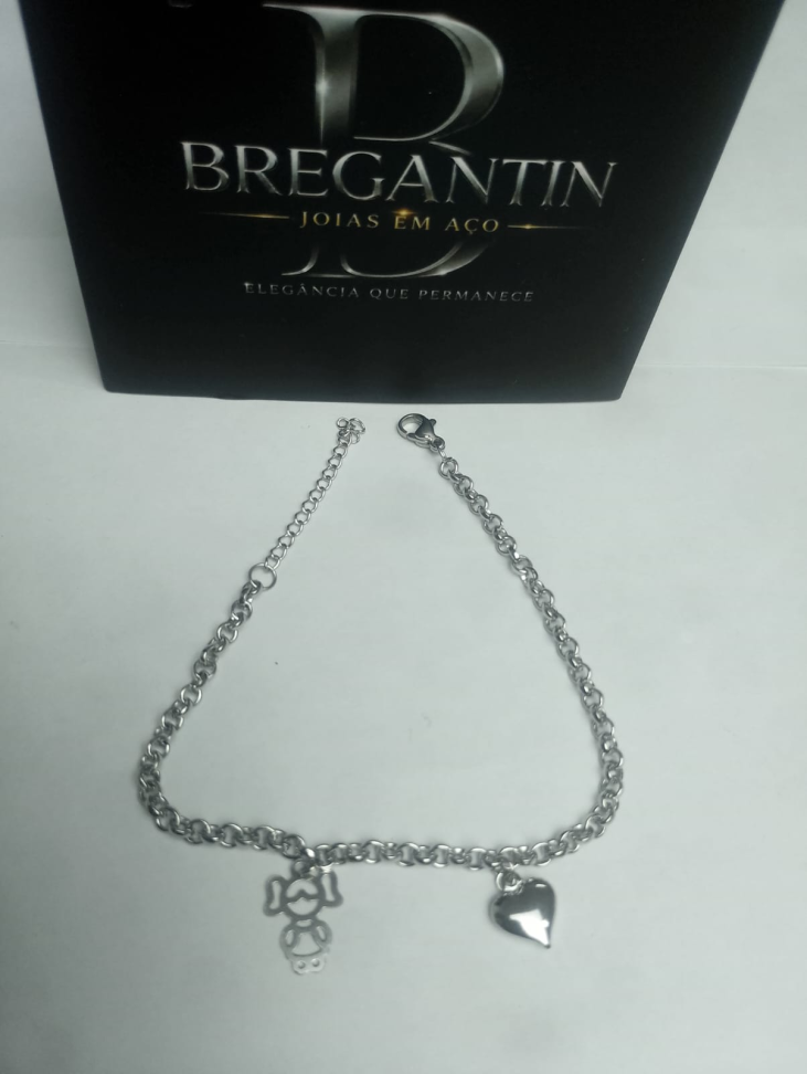 PULSEIRA CORAÇÃO BERLOQUE MENINA