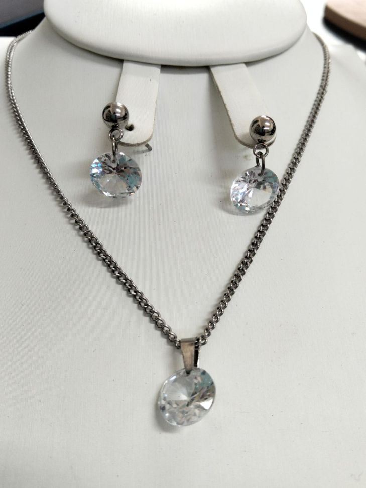 Conjunto Ponto de Luz Cristal