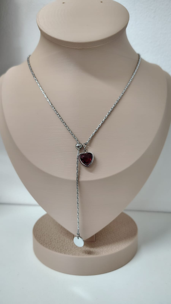 Colar Gramita Zirconia Ruby
