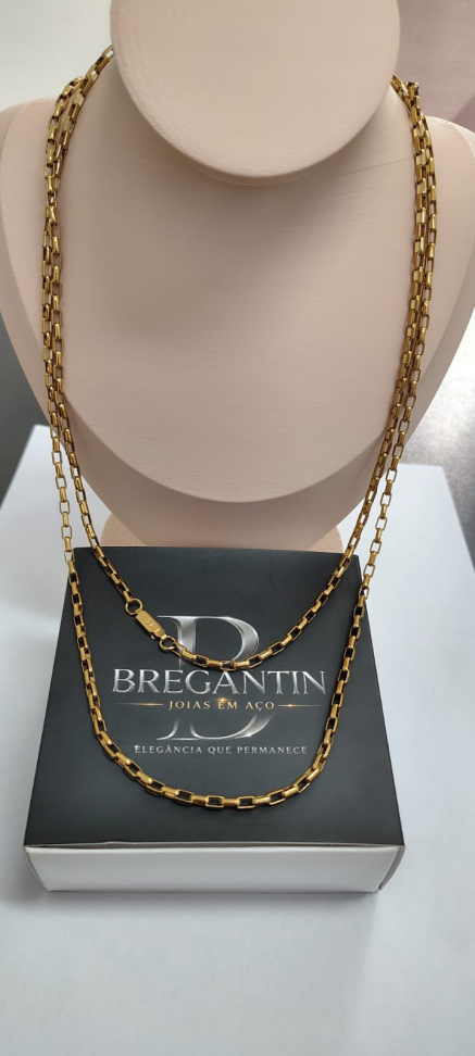 Colar Corrente Cartier Arredondada
