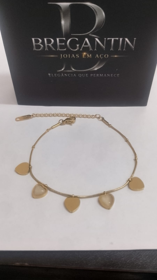 Pulseira Olho Gato Coração