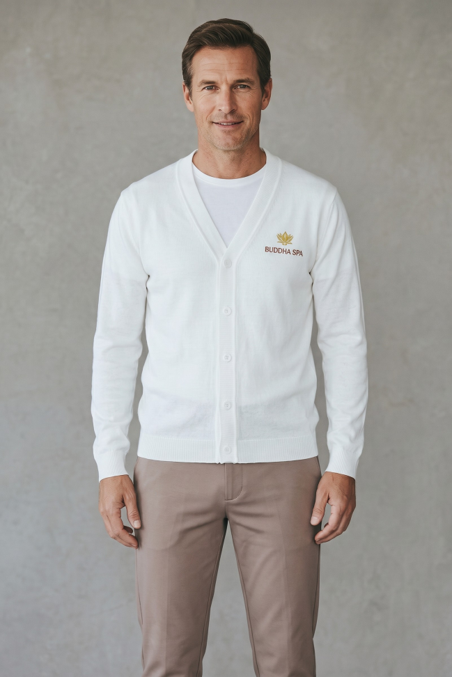 Cardigan Masc Oficial Buddha Spa