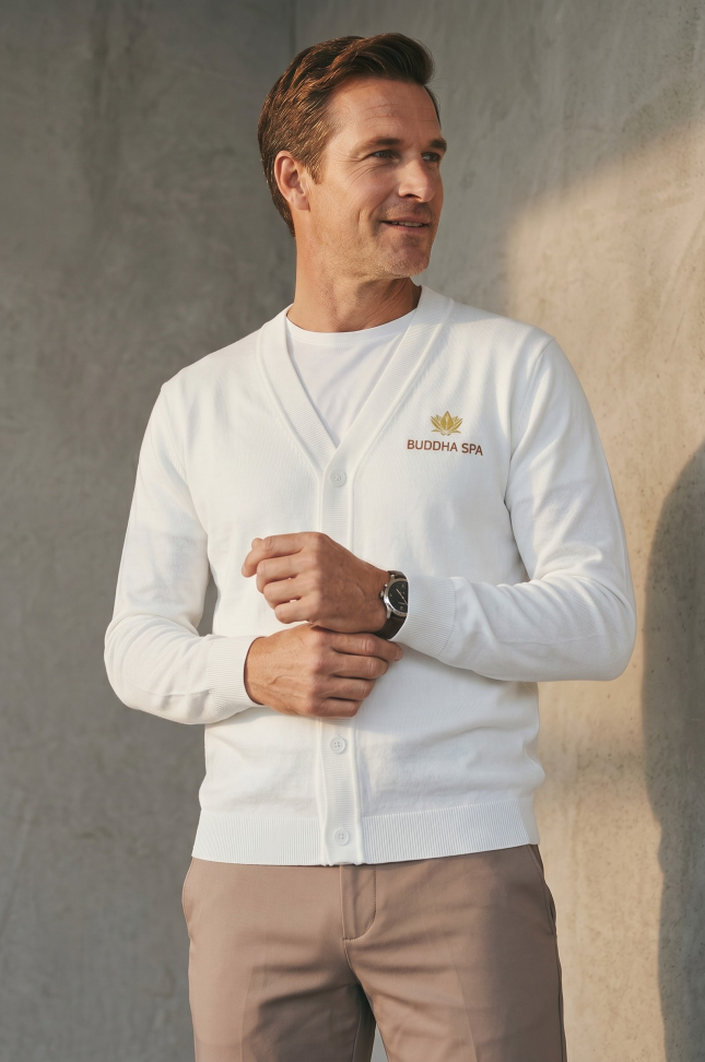 Cardigan Masc Oficial Buddha Spa