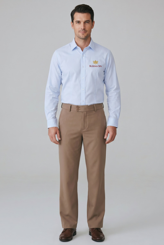 Camisa social Masc Oficial Buddha Spa