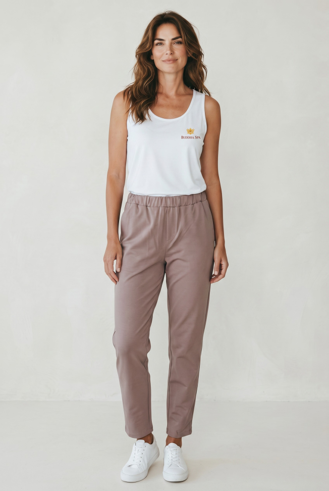 Calça fem Terapeuta Poliamida Oficial Buddha Spa
