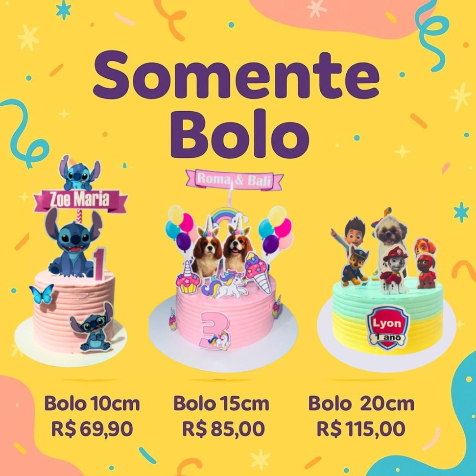 Auniversario Pet - Escolha uma opção (ARTE INCLUSA)