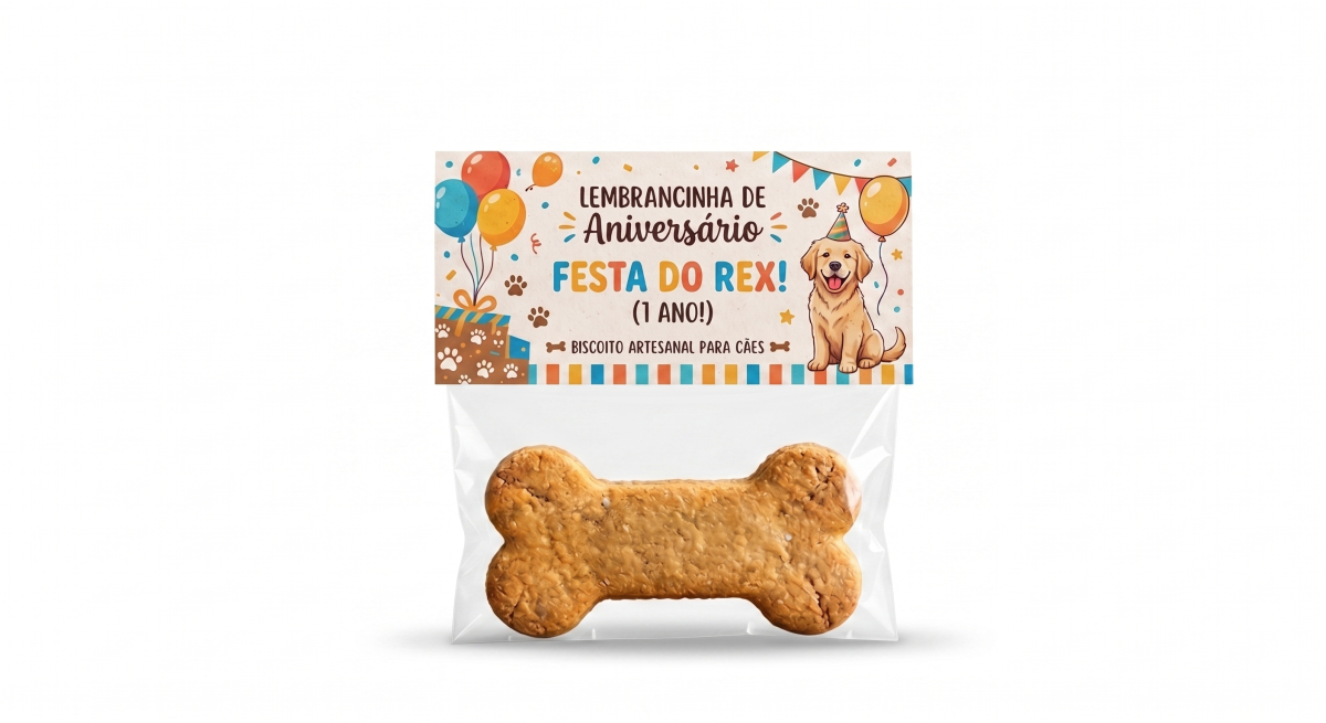Biscoitinho Brinde Aniversario Pet