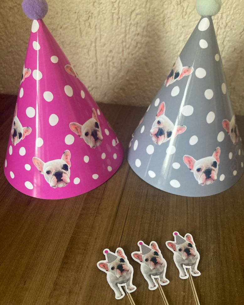 Chapéu de aniversário (ARTE PERSONALIZÁVEL) - #5