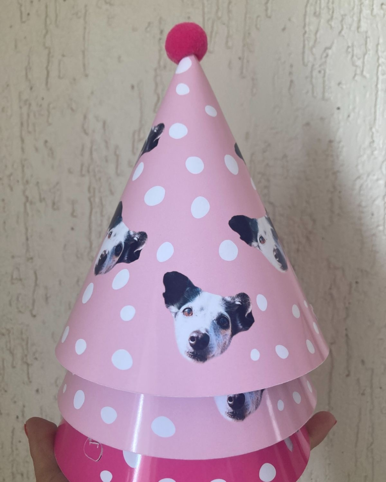 Chapéu de aniversário (ARTE PERSONALIZÁVEL) - #4